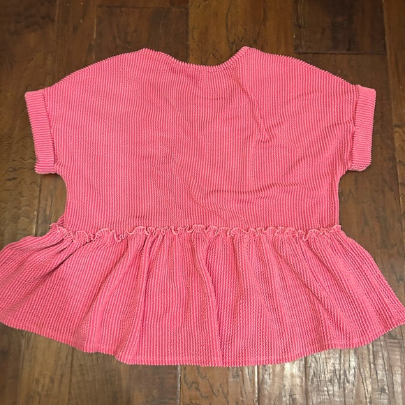 Pink Ruffled Top - Picture 2 of 2